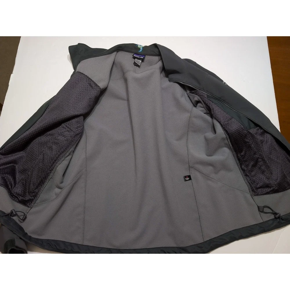 PATAGONIA Men's Adze Jacket Polartec Windbloc 83390 Filtration Group Gray XL